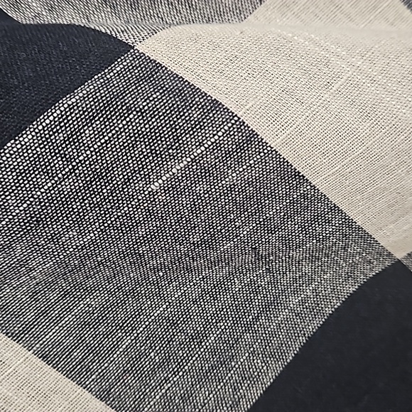 THML Checkered embroidered fringe sleeves dress women's size Medium - Picture 10 of 12